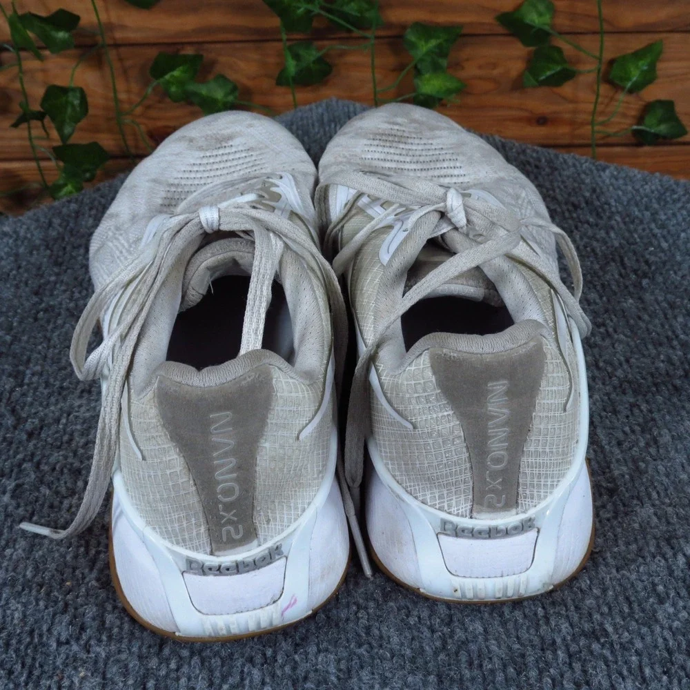 Reebok Nano X2 Women Training Shoes Size 7.5 Gray White Gum CrossFit‎ Gym
